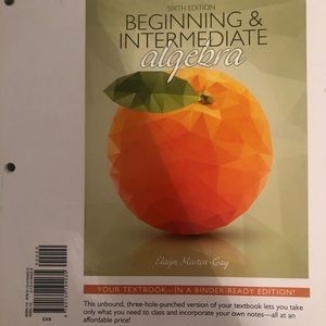 Intermediate algebra text book